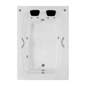 Banheira de Hidromassagem Dupla em Acrílico Luxo Caledonia