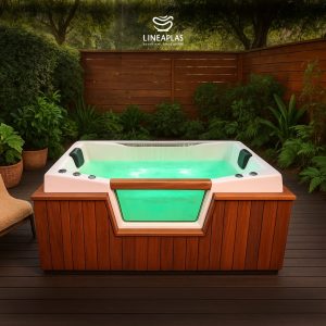 Banheira de Hidromassagem Dupla Gel Coat Luxo Havanna