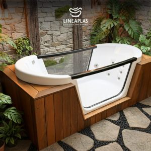 Banheira de Hidromassagem Dupla Gel Coat Luxo Versales