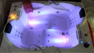 Banheira de Hidromassagem Dupla LUXO Acrílico | Cairo